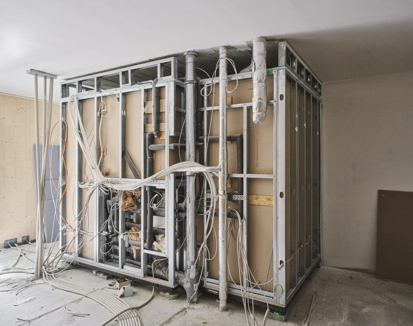 Nasszelle als Fertigbauteil